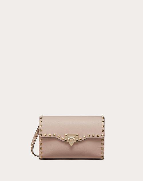 SMALL ROCKSTUD GRAINY CALFSKIN CROSSBODY BAG Product Image