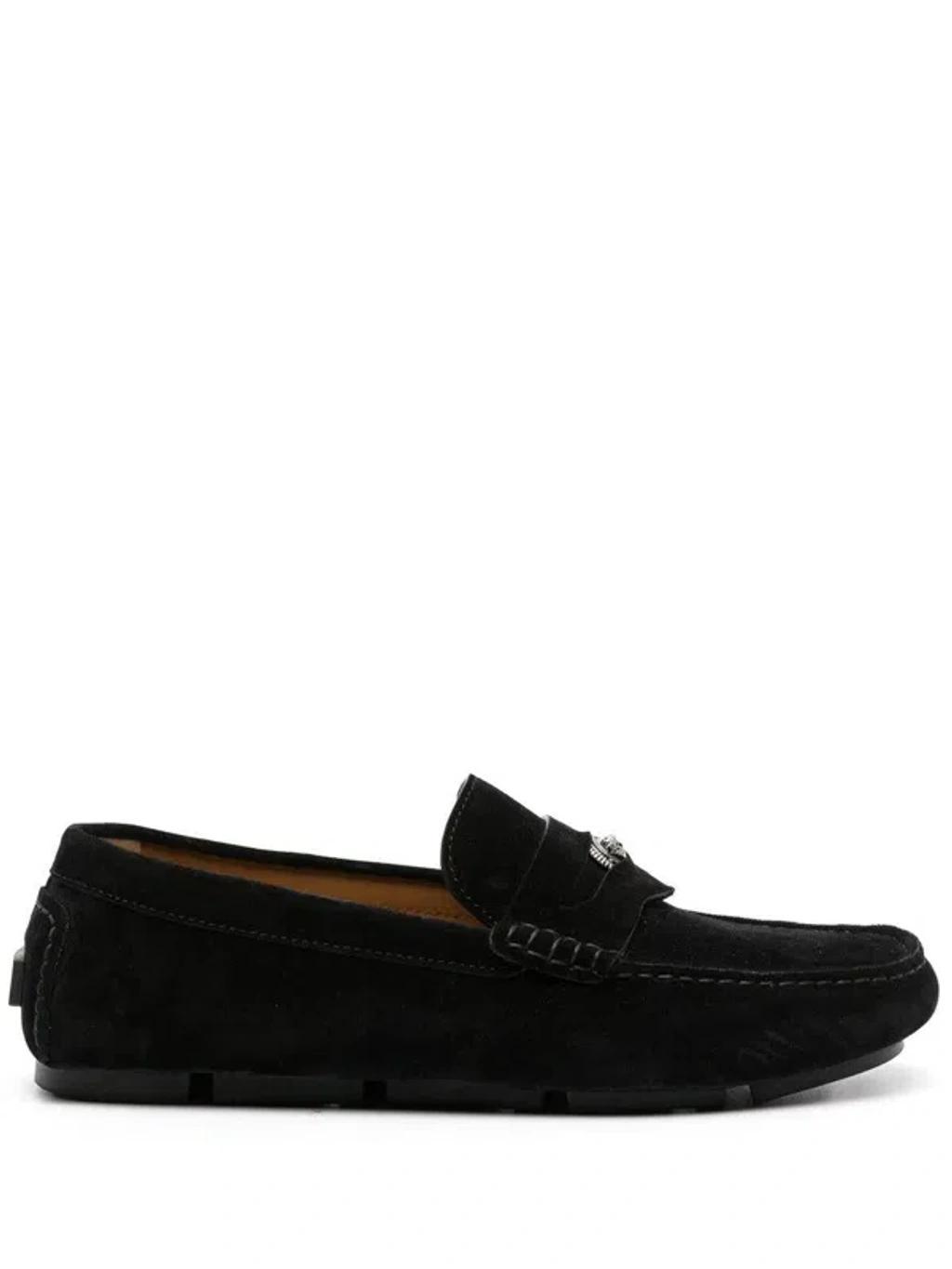 VERSACE Moccasins In Blackrth Product Image