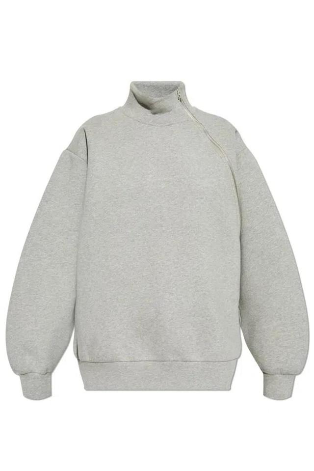 Turtleneck Loose In Grey Product Image