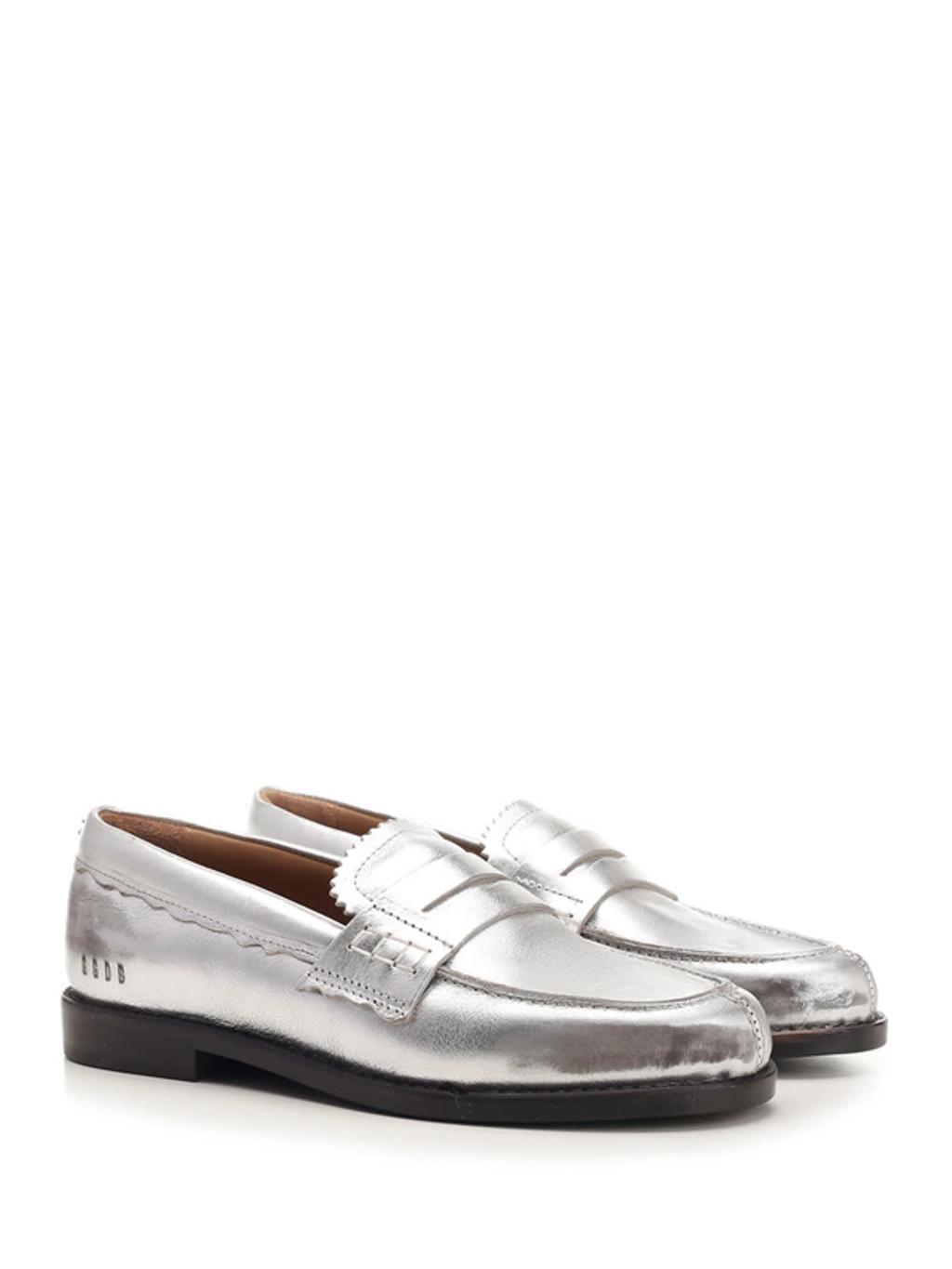 Jerry Penny Loafer In Silver Product Image