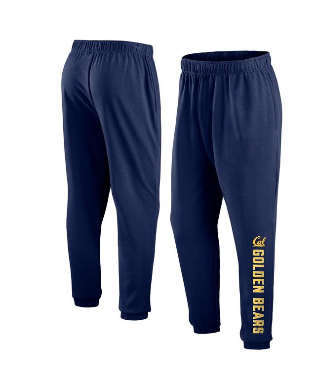 Mens Fanatics Branded Cal Bears Chop Block Fleece Sweatpants Blue Product Image