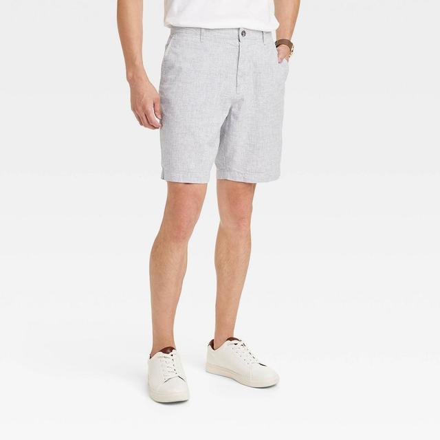 Mens 9 Slim Fit Flat Front Chino Shorts - Goodfellow & Co Product Image