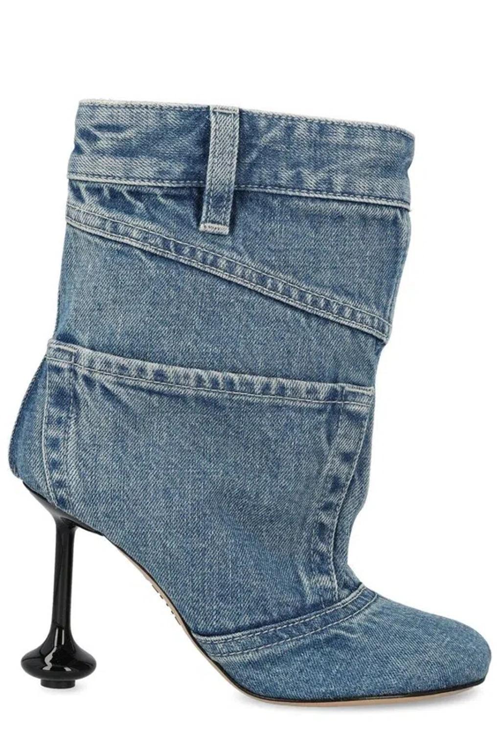 Toy Denim Ankle Boots In Blue Product Image