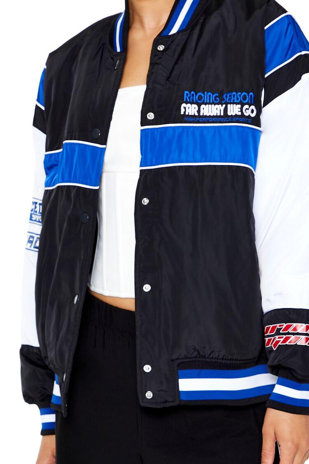 Racing Colorblock Bomber Jacket | Forever 21 Product Image