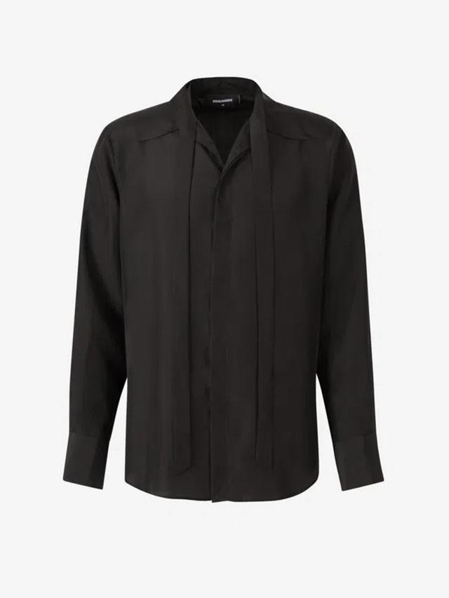 DSQUARED2 Sexy Tie Shirt In Black Product Image