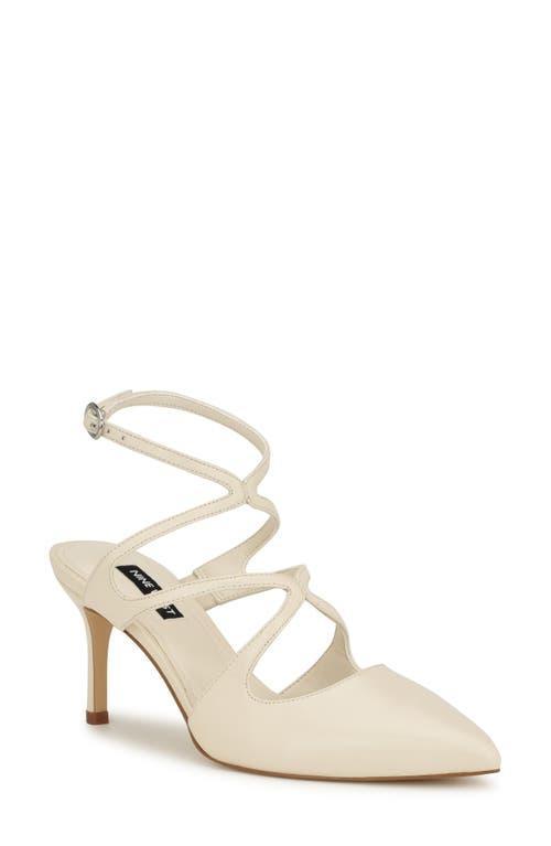 Nine West Womens Maes Strappy Pointy Toe Stiletto Dress Pumps Product Image