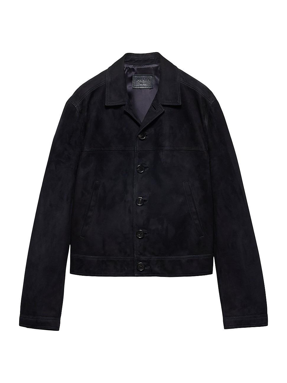 Mens Suede Blouson Jacket Product Image