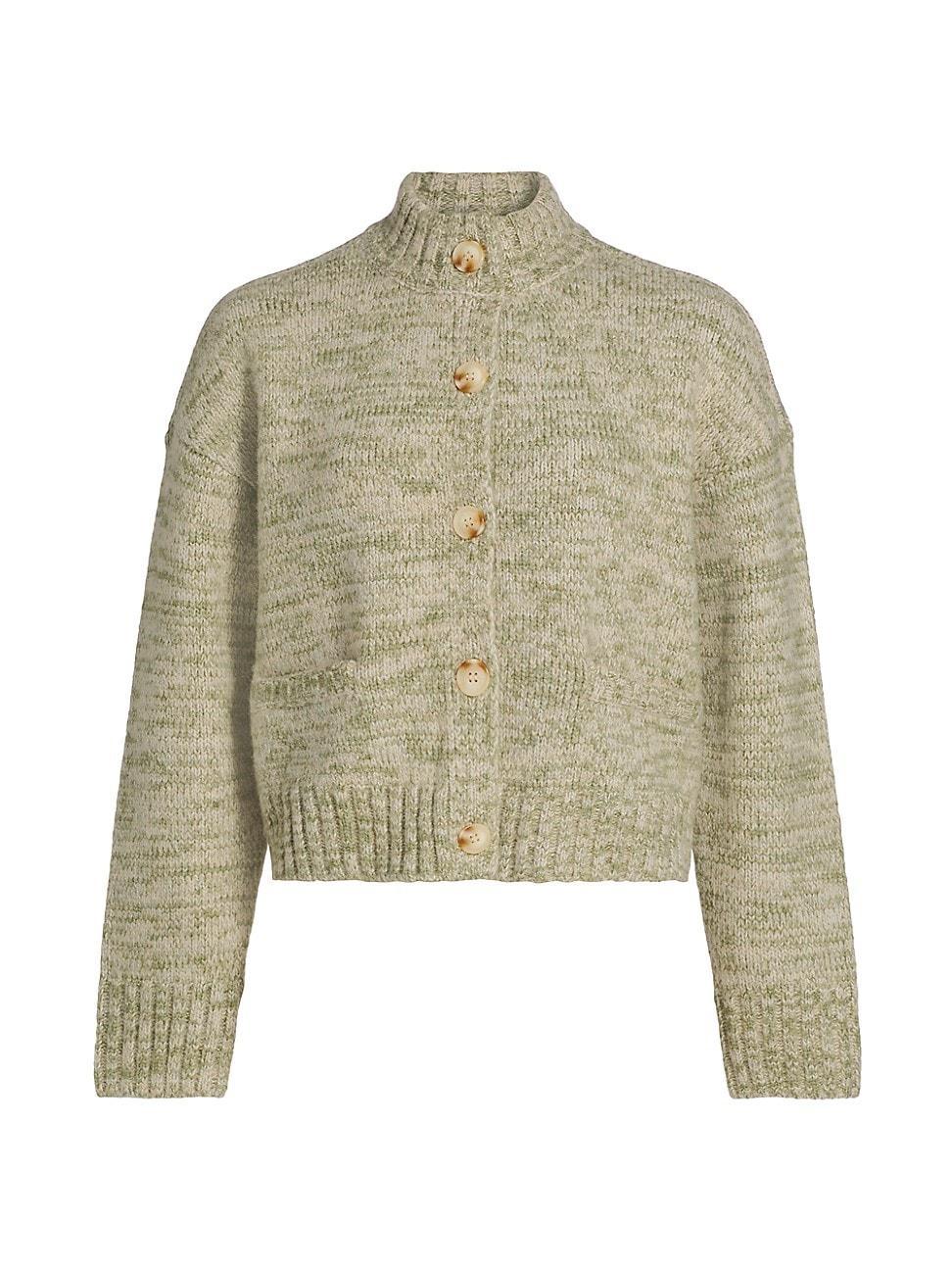 Womens Rhett Marled Wool-Blend Cardigan Product Image