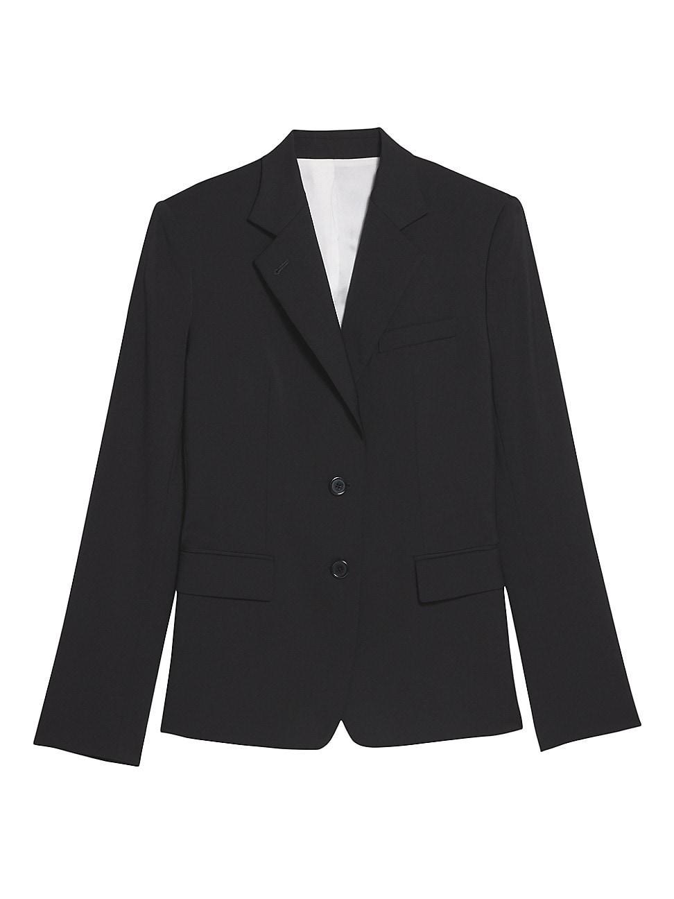 Womens Wool Tailored Blazer Product Image