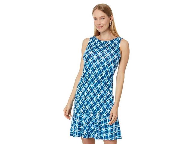 Tommy Bahama Darcy Lovely Lattice Sleeve Dress (Island ) Women's Dress Product Image