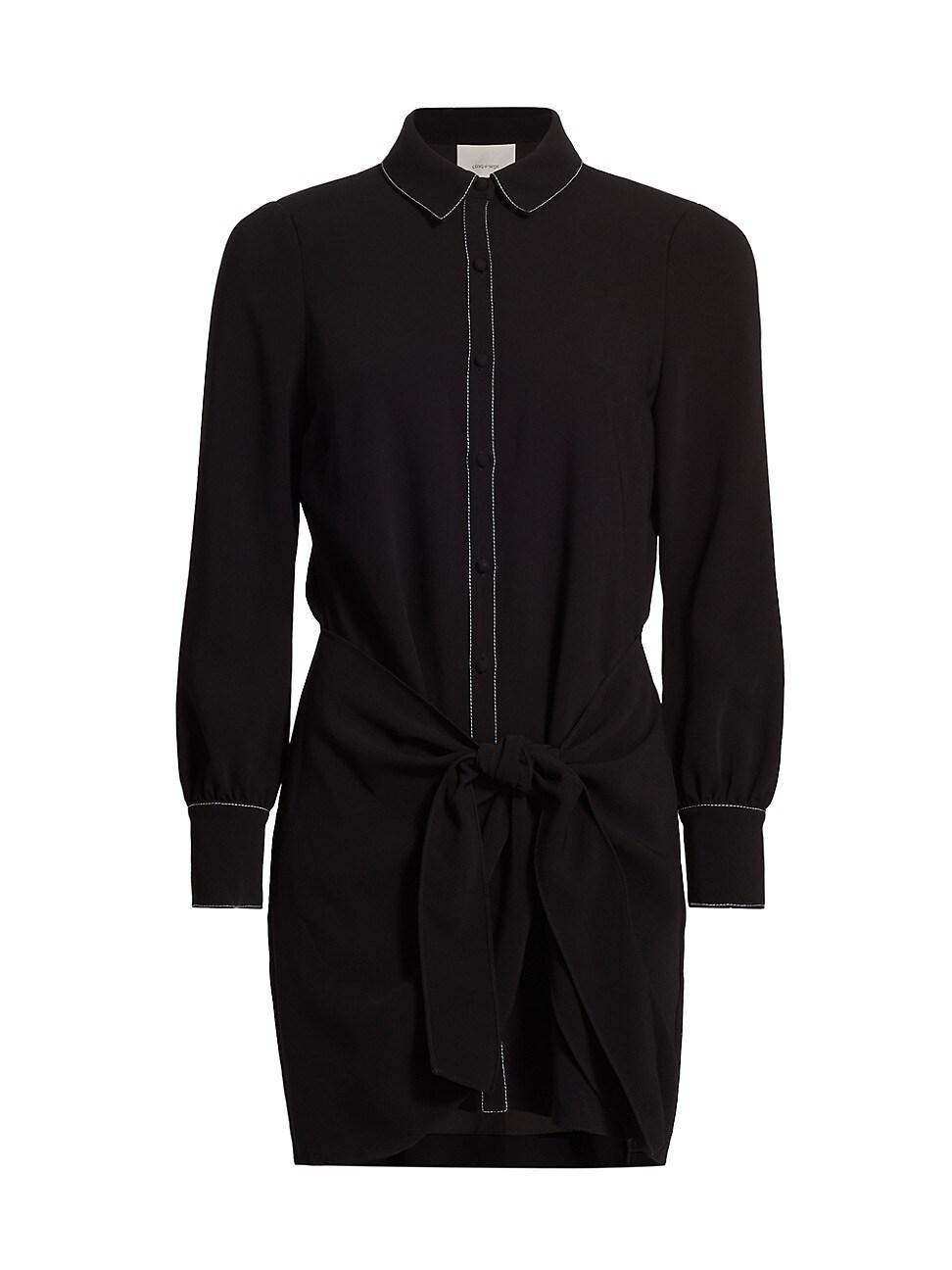 Womens Gaby Crepe Shirtdress Product Image