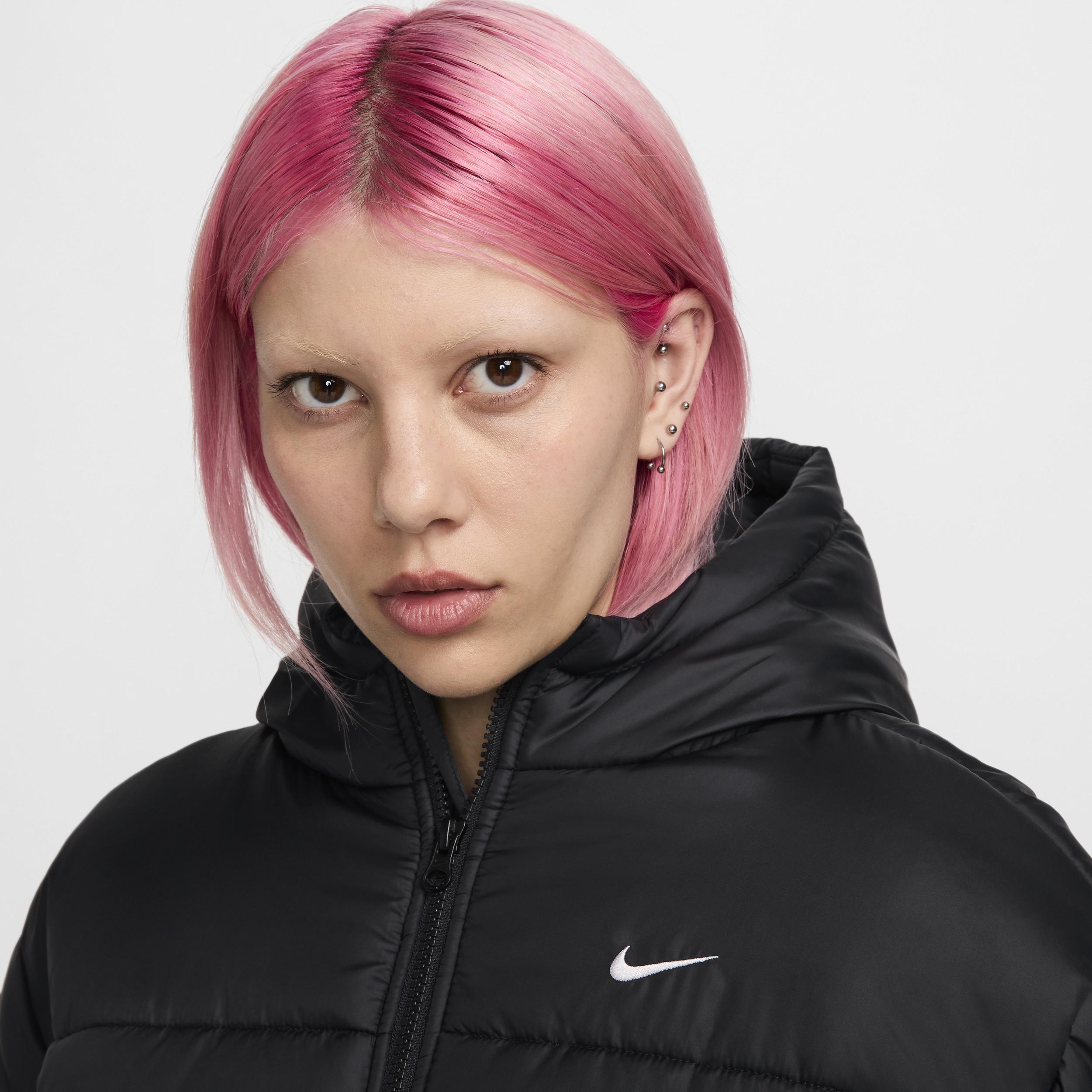 Women's Nike Sportswear Classic Puffer Therma-FIT Loose Hooded Jacket Product Image