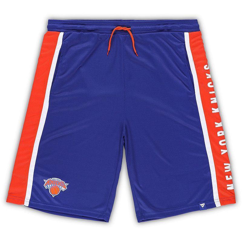 Mens Fanatics Branded New York Knicks Big & Tall Referee Iconic Mesh Shorts Product Image