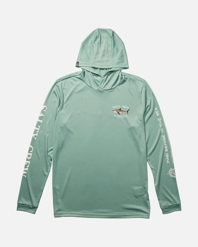 BRUCE HOOD SUNSHIRT - Mackerel UPF 50+ Product Image