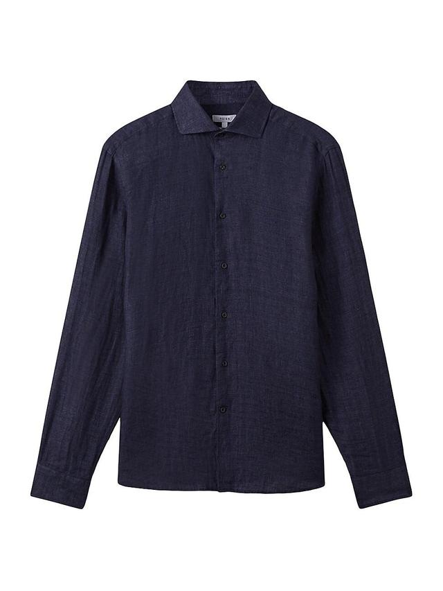 Mens Nrd Ruban Linen Button-Front Shirt Product Image