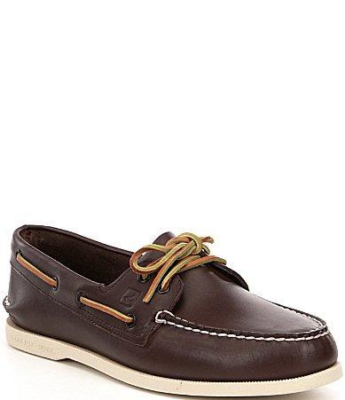 Sperry Mens Top-Sider Authentic Original 2-Eye Leather Boat Shoes Product Image