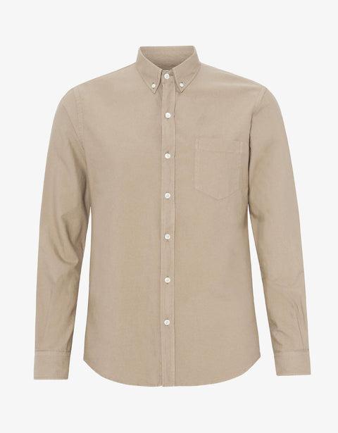 Organic Button Down Shirt - Oyster Grey Product Image