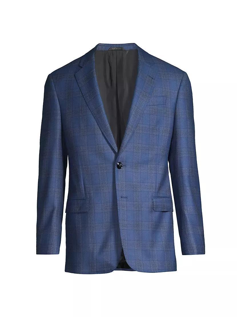 Plaid Wool-Cashmere Sport Coat Product Image