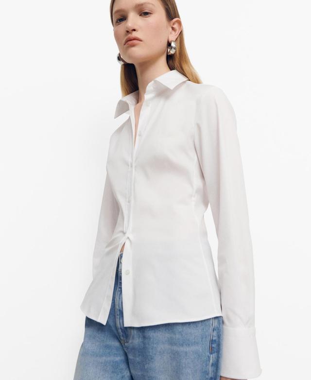 Women's Fitted Cotton Shirt Product Image