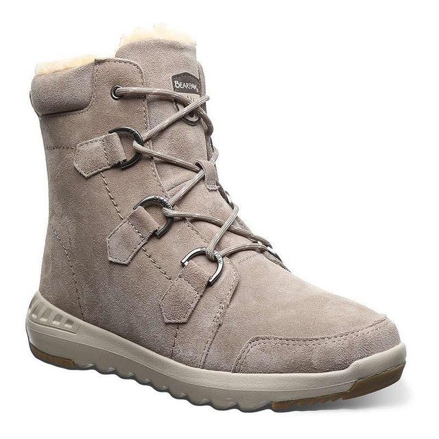 Bearpaw Tyra Womens Suede Boots Grey Product Image