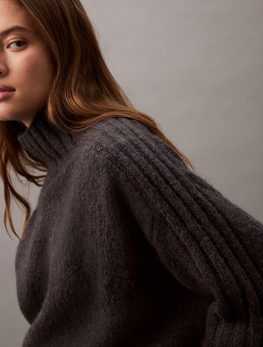 Relaxed Turtleneck Sweater Product Image