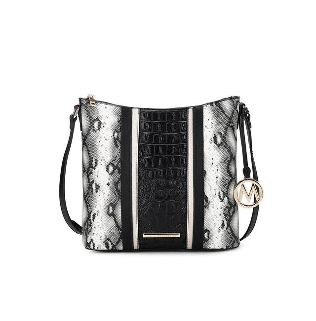 Mkf Collection Meline Croco & Snake Embossed Womens Shoulder bag by Mia K Product Image