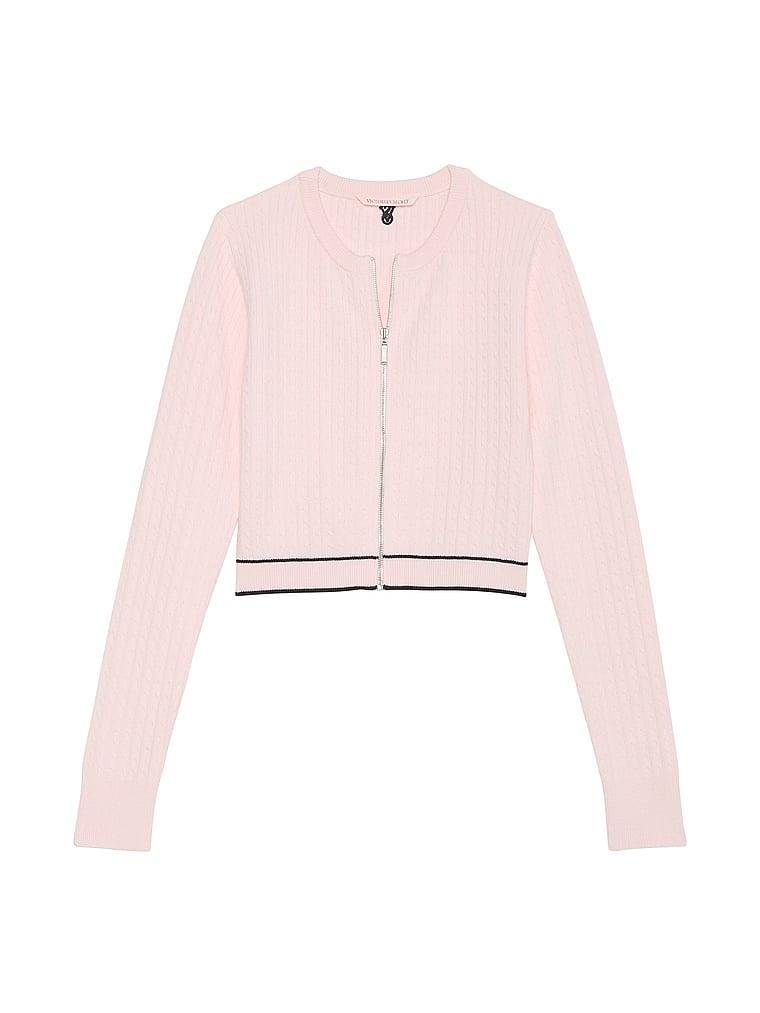 Luxe Cable-Knit Cardigan Product Image