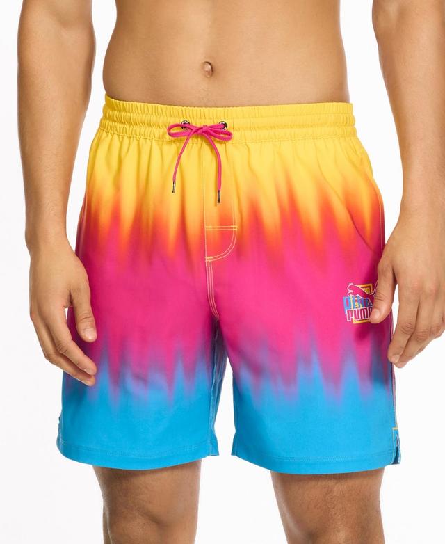 Puma Mens 7 Tie-Dye Swim Shorts Product Image