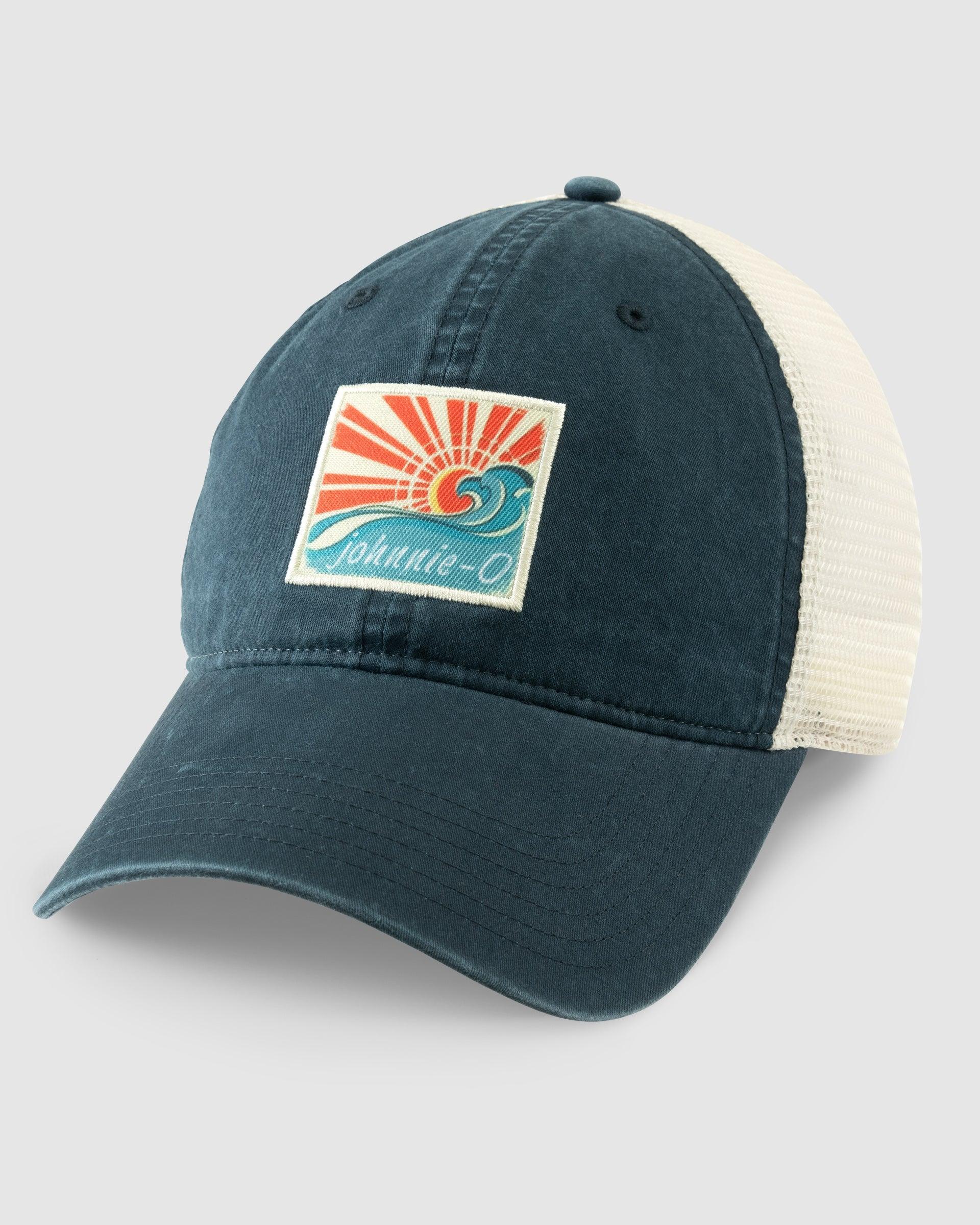 Red Sun Trucker Hat Male Product Image