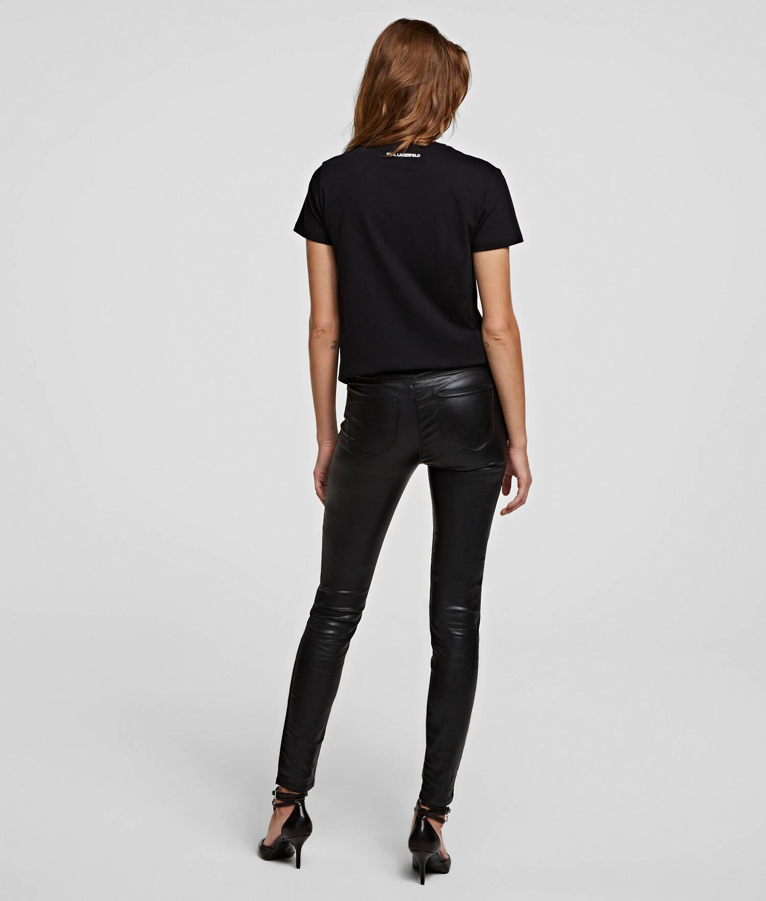 METALLIC SKINNY JEANS Product Image