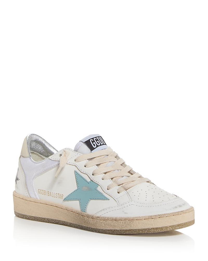 Golden Goose Womens Ball Star Lace Up Low Top Sneakers Product Image