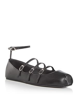 Alexander McQUEEN Womens Multi Strap Ballet Flats Product Image