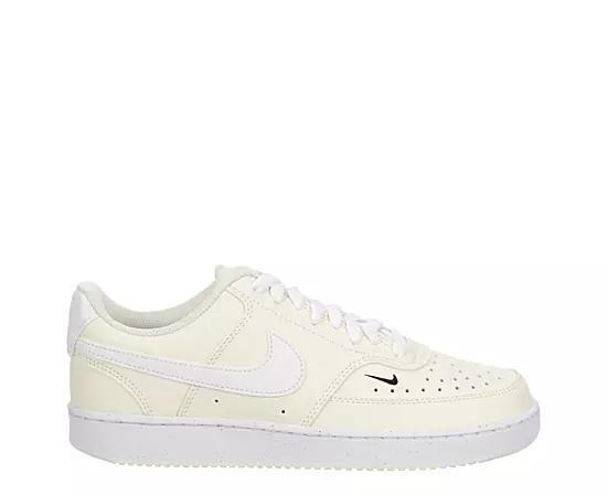 Nike Womens Court Vision Low Next Nature Casual Sneakers from Finish Line - White, Stadium Green Product Image