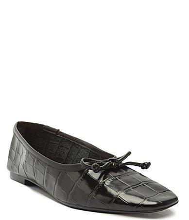 Schutz Arissa Croc Embossed Ballet Flat Product Image