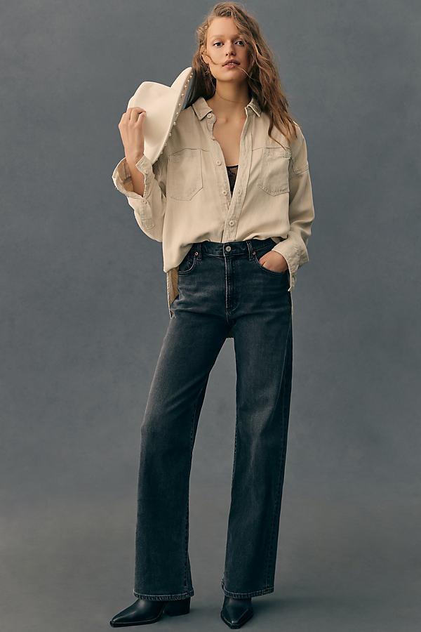 Harper High-Rise Wide-Leg Jeans Product Image