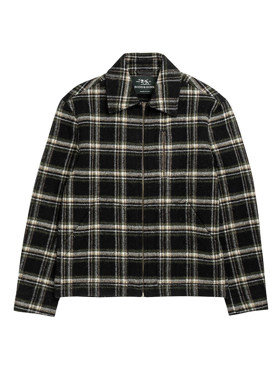 Mens Iverness Plaid Wool-Blend Jacket Product Image