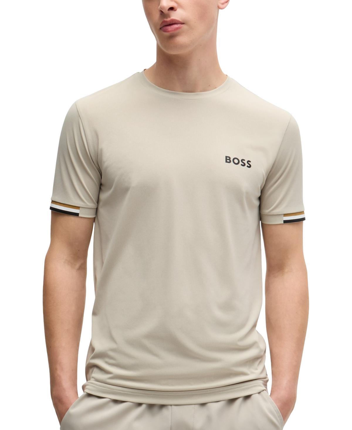 Mens BOSS x Matteo Berrettini Waffle Fabric T-Shirt Product Image