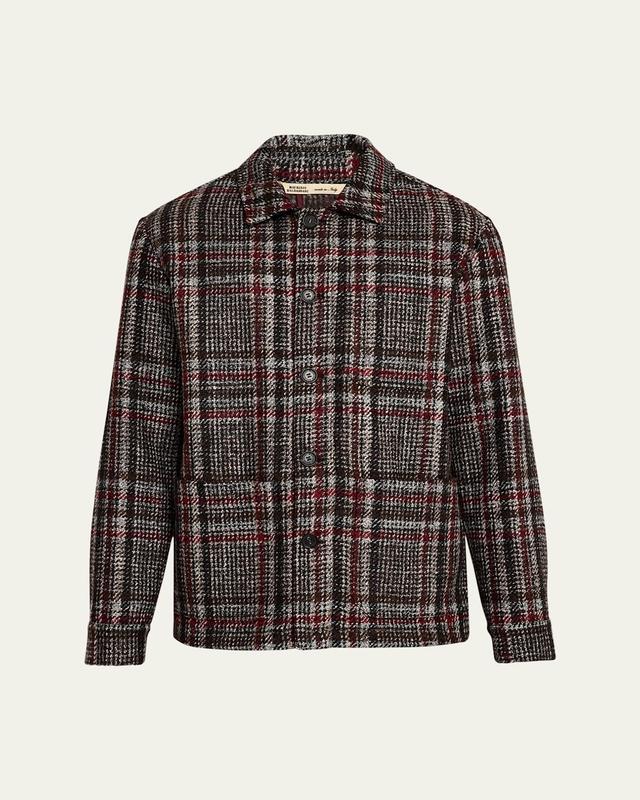 Mens Plaid Chore Jacket Product Image