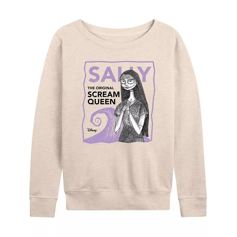 Disneys Nightmare Before Christmas Sally Womens Original Scream Queen Lightweight French Terry Sweatshirt Product Image