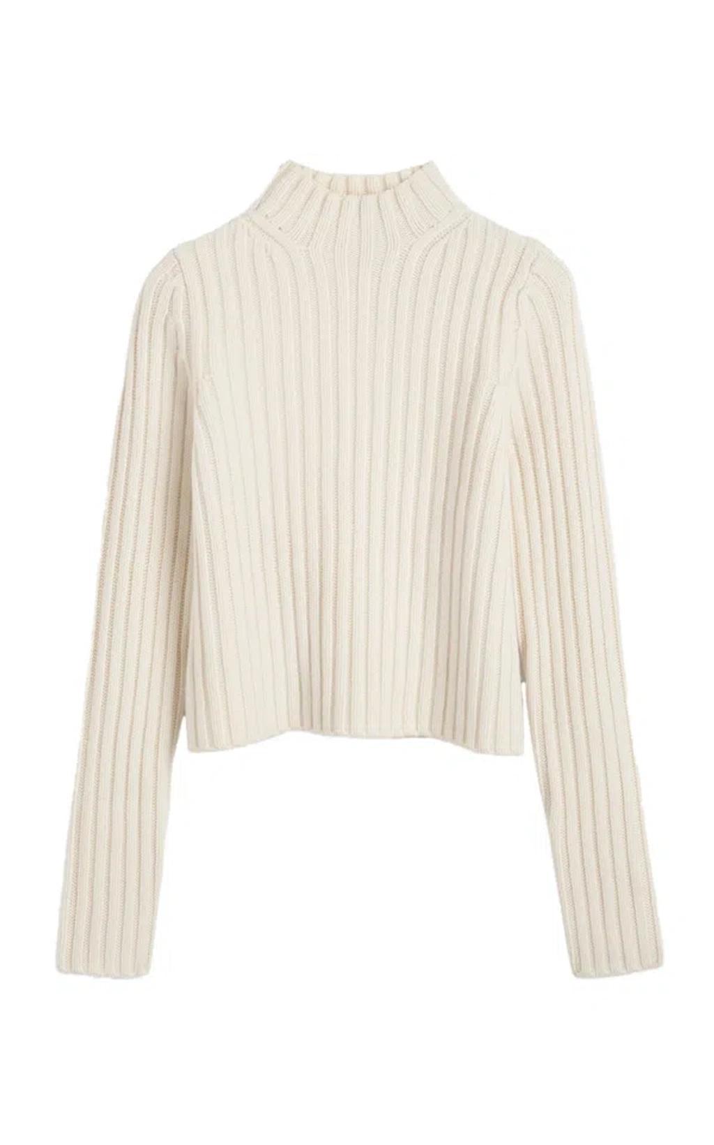 TOTÊME Off-white Wrapped Turtleneck Product Image