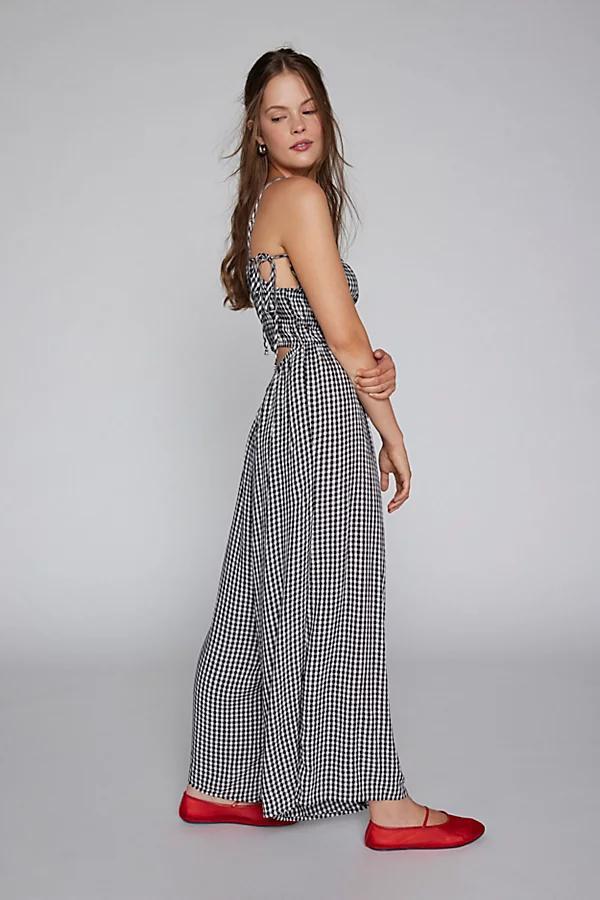 Kimchi Blue Nala Gingham Jumpsuit Womens at Urban Outfitters Product Image