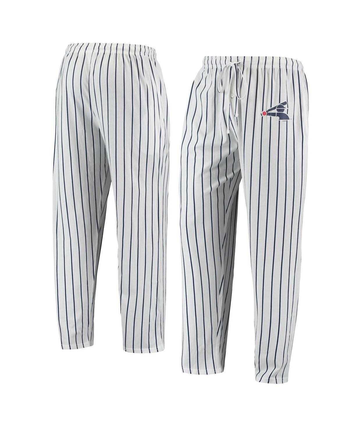 Mens Concepts Sport White/Navy Chicago White Sox Logo Vigor Pinstripe Pants Product Image