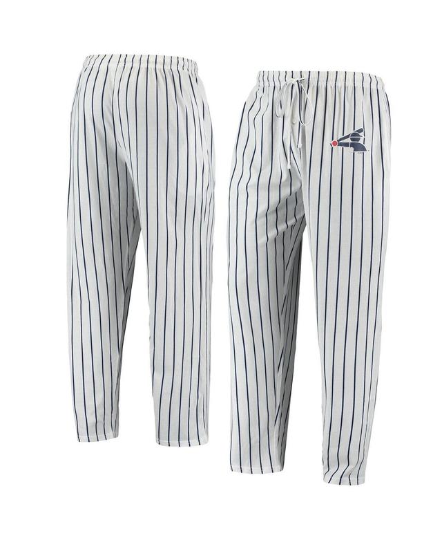 Mens Concepts Sport /Navy Chicago Sox Logo Vigor Pinstripe Pants Product Image