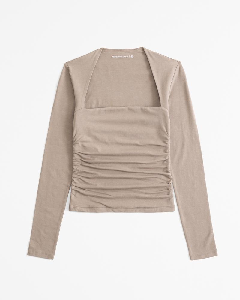 The A&F Ava Long-Sleeve Top Product Image