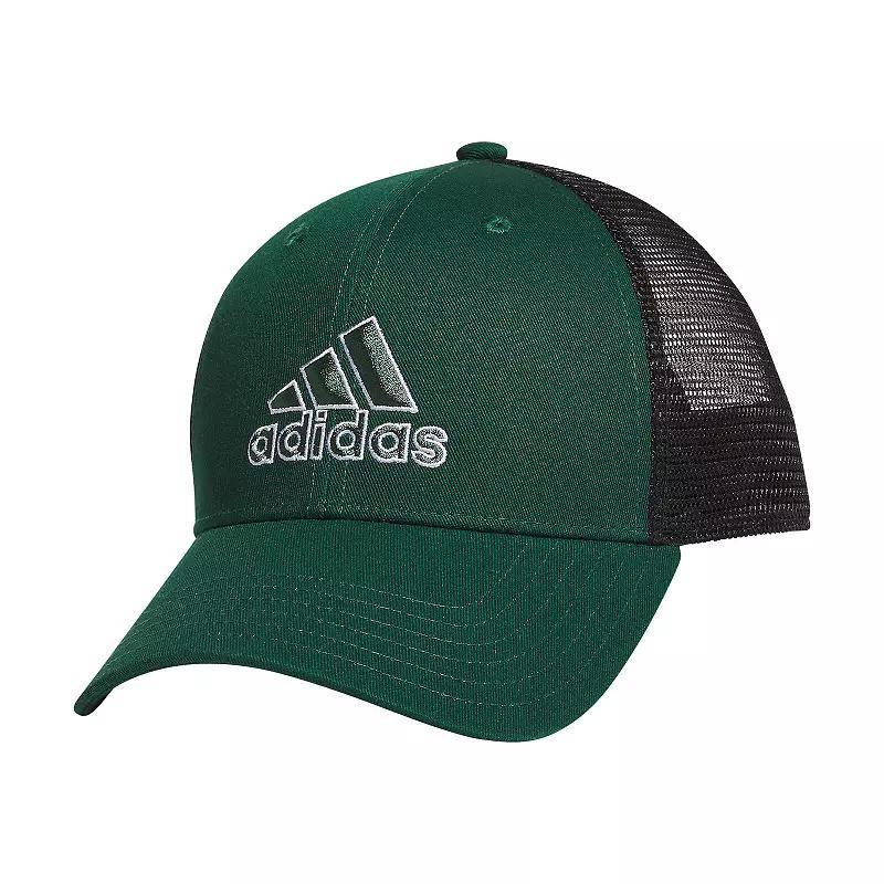 adidas Mens Structured Mesh Snapback Hat - White Product Image