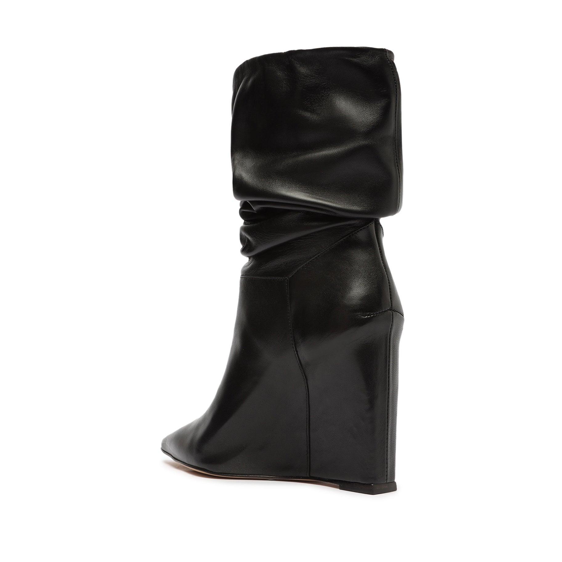 Womens Ashlee Leather Wedge Boots Product Image