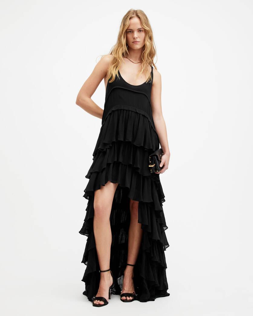 Cavarly Tiered Ruffle Maxi Dress Product Image