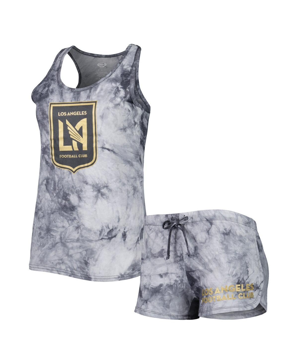 Womens Concepts Sport Charcoal LAFC Billboard Tank Top & Shorts Sleep Set Grey Product Image