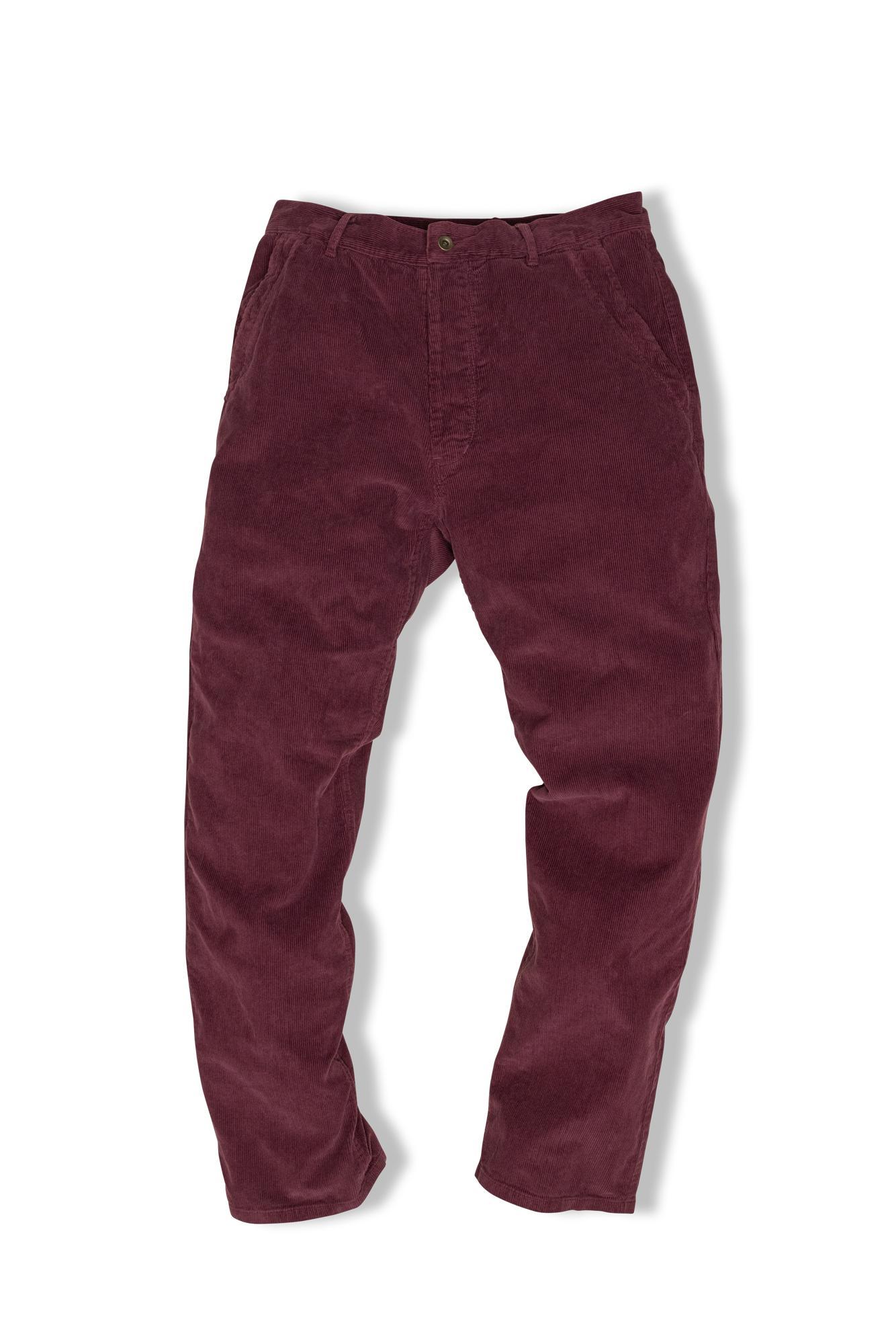 Rowan Trouser | Corduroy Wine Male Product Image