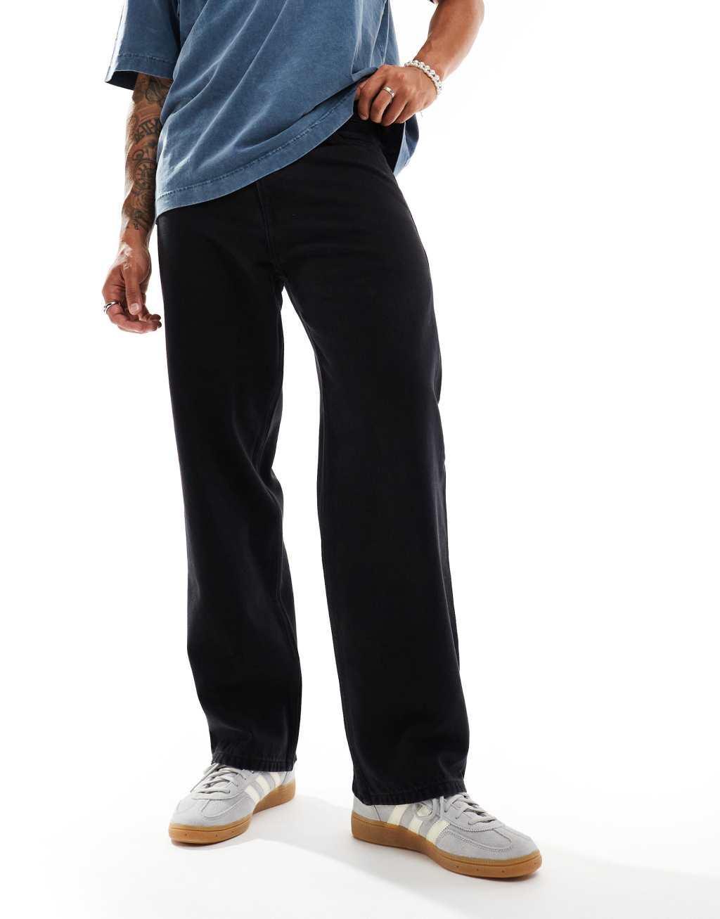 ADPT wide fit jean in black Product Image